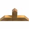 Ekena Millwork Portland Rough Sawn Timber Gable Bracket, Western Red Cedar, 36"W x 18"H x 4"D x 6"F, 12/12 Pitch GBW036X18X0406POR00RWR - alternate 2